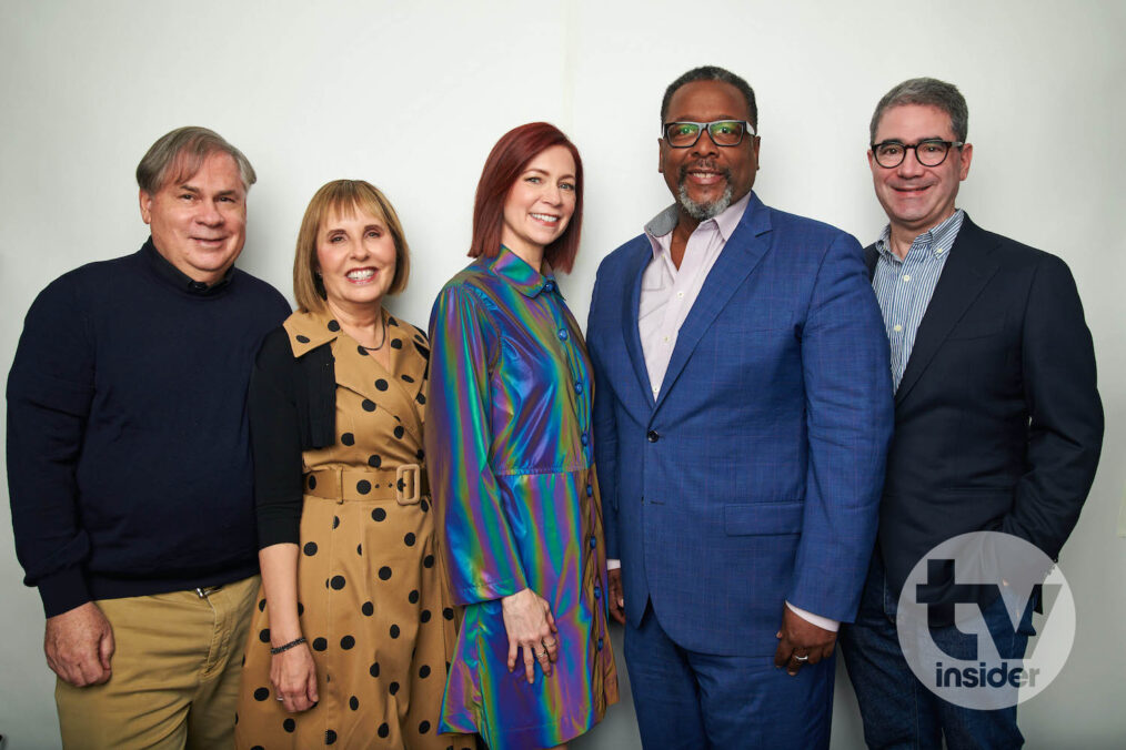 Robert King, Michelle King, Carrie Preston, Wendell Pierce, and Jonathan Tolins — 'Elsbeth' at New York Comic Con