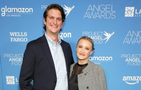 Jack Anthony and Emily Osment attend the Project Angel Food Angel Awards Gala 35th Anniversary Event at Milk Studios Los Angeles on September 28, 2024 in Los Angeles, California.