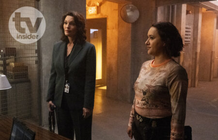 Alana De La Garza as Special Agent in Charge Isobel Castille and Keisha Castle-Hughes as Special Agent Hana Gibson — 'FBI: Most Wanted' Season 6 Episode 2 