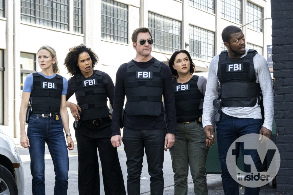 Shantel VanSanten as Special Agent Nina Chase, Roxy Sternberg as Special Agent Sheryll Barnes, Dylan McDermott as Supervisory Special Agent Remy Scott, Keisha Castle-Hughes as Special Agent Hana Gibson, and Edwin Hodge as Special Agent Ray Cannon — 'FBI: Most Wanted' Season 6 Episode 4 