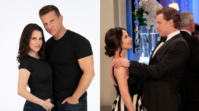 Kelly Monaco and Steve Burton on 'General Hospital'; Kelly Monaco and Billy Miller on 'General Hospital'