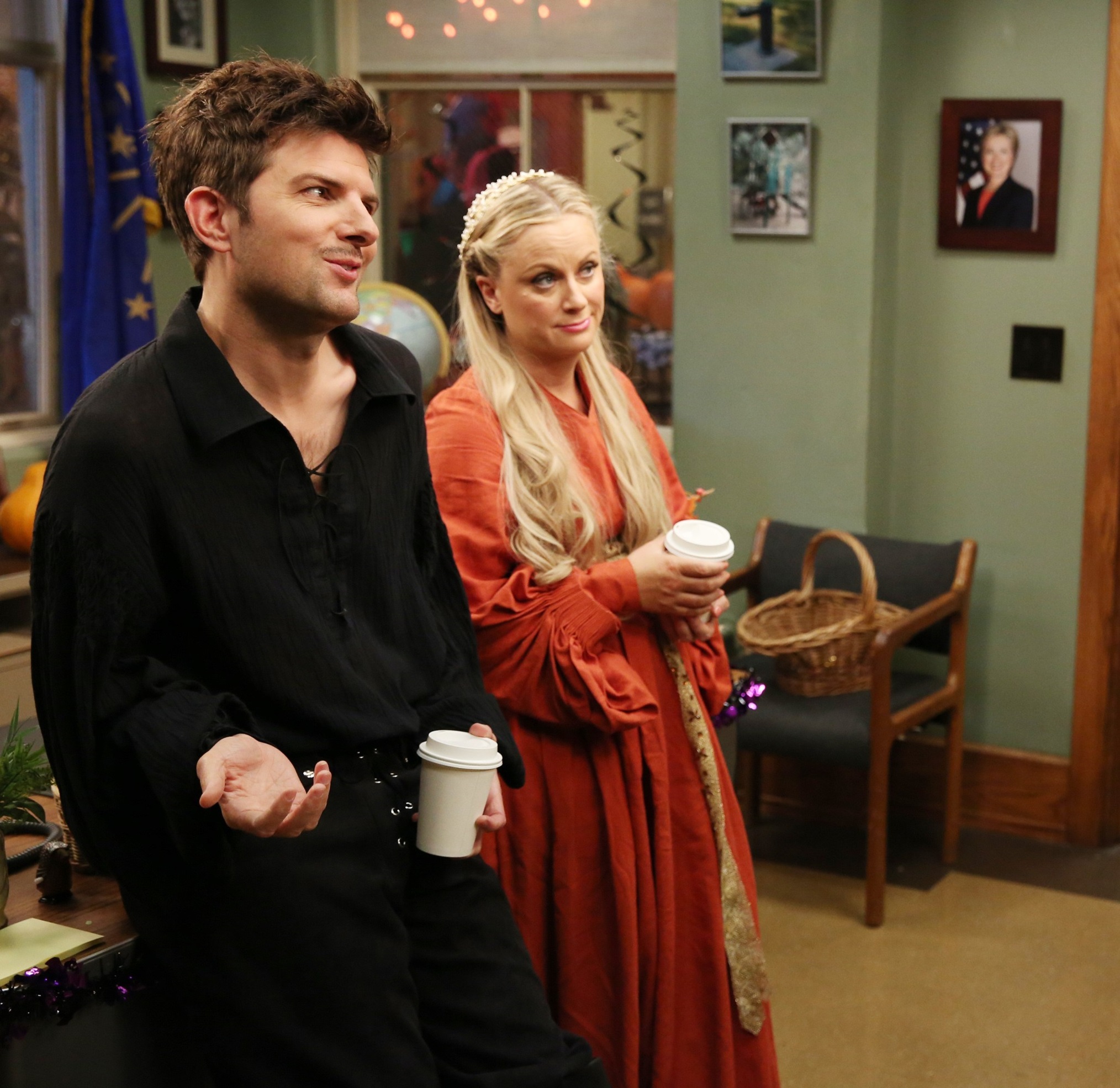 Adam Scott and Amy Poehler in 'Parks and Recreation'