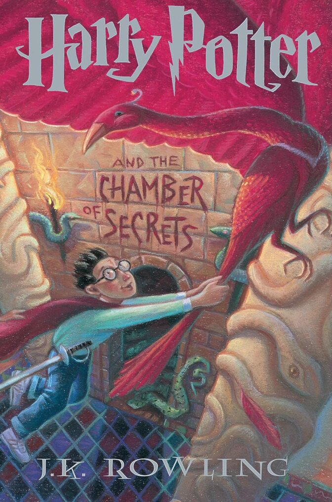 'Harry Potter and the Chamber of Secrets' book cover