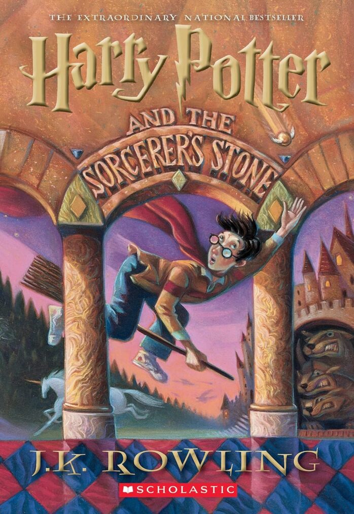 'Harry Potter and the Sorcerer's Stone' book cover