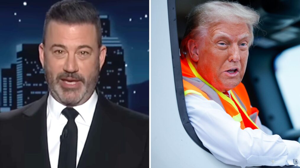 Jimmy Kimmel and Donald Trump