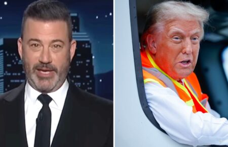 Jimmy Kimmel and Donald Trump