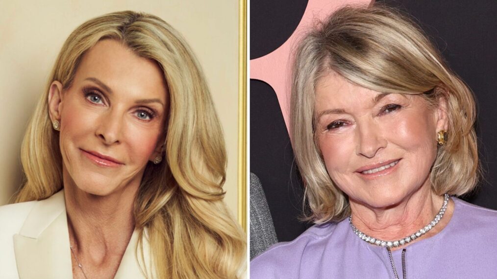 Joan Vassos and Martha Stewart