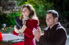 Nikki Deloach, Luke Macfarlane in 'Christmas Land'