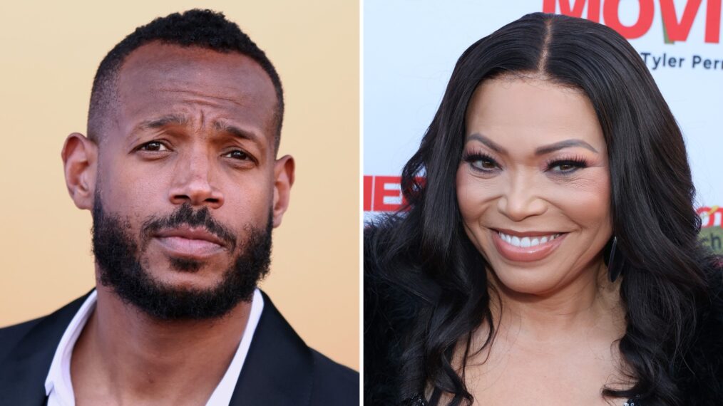 Marlon Wayans (L), Tisha Campbell (R)