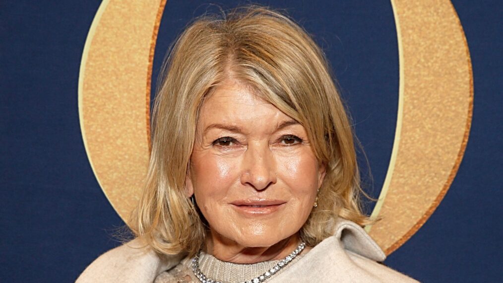 Martha Stewart on red carpet