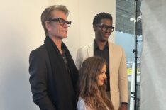 Harry Hamlin, Alyssa Jirrels, and Tongayi Chirisa at NYCC 2024