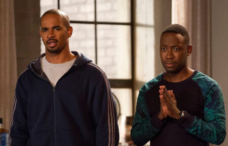 Damon Wayans Jr. and Lamorne Morris as Coach and Winston in 'New Girl' Season 4 Episode 10 - 'Girl Fight'