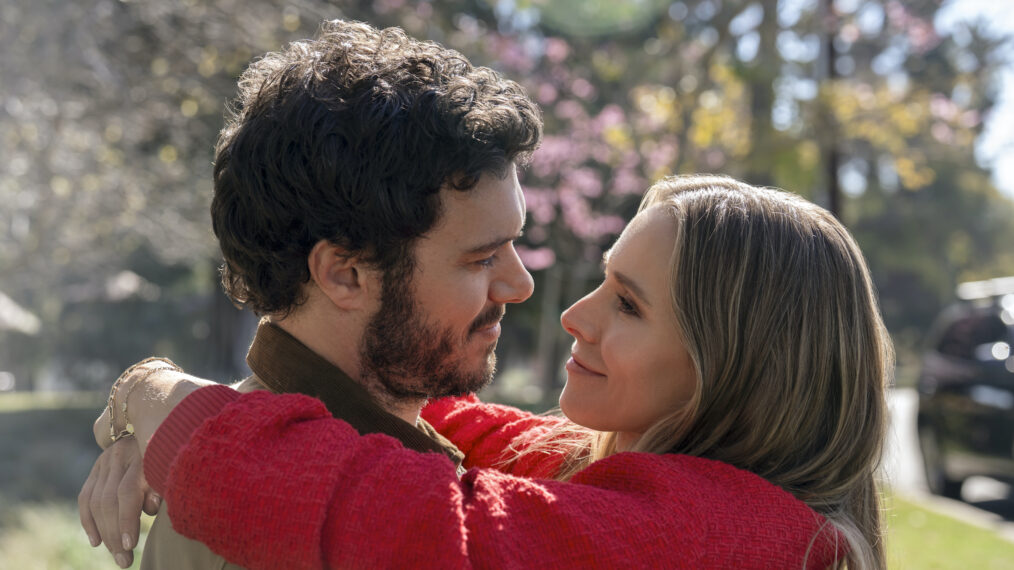 Adam Brody as Noah, Kristen Bell as Joanne in episode 110 of Nobody Wants This