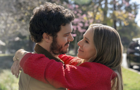 Adam Brody as Noah, Kristen Bell as Joanne in episode 110 of Nobody Wants This