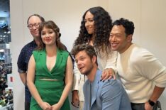 Mike McMahan, Tawny Newsome, Jack Quaid, Noel Wells, and Eugene Cordero of Star Trek: Lower Decks at Comic-Con 2024