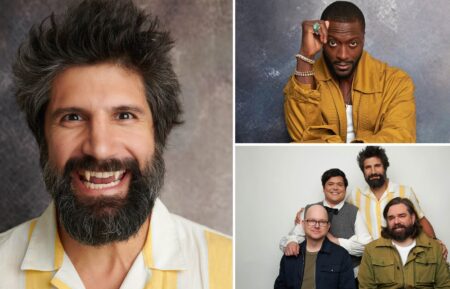 The stars of 'What We Do in the Shadows' and 'Cross' pose in TV Insider's NYCC photo studio