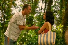 Drew Starkey as Rafe, Fiona Palomo as Sofia in episode 404 of Outer Banks