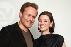 'Outlander's Sam Heughan and Caitríona Balfe in TV Insider's NYCC 2024 portrait studio