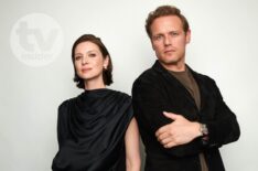 'Outlander' stars Caitríona Balfe and Sam Heughan in TV Insider's NYCC 2024 portrait studio