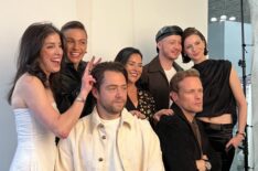 Maril Davis, Diana Gabaldon, Richard Rankin, John Bell, Sam Heughan, Sophie Skelton, and Caitriona Balfe for 'Outlander' at NYCC 2024