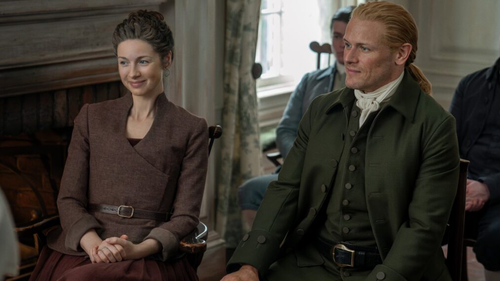 Caitriona Balfe and Sam Heughan in 'Outlander' Season 7 Part 2