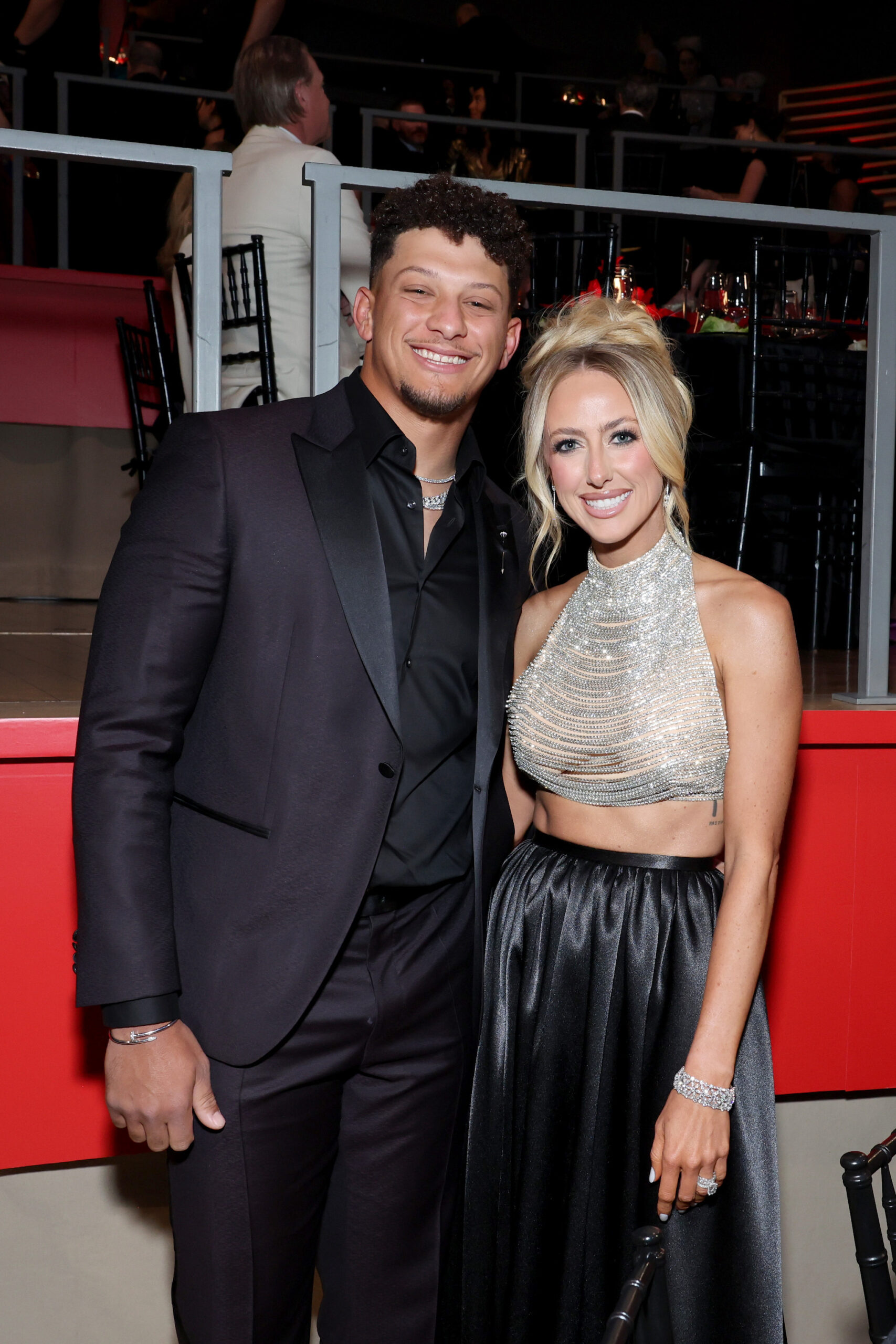 Patrick Mahomes and Brittany Mahomes attend the 2024 TIME100 Gala at Jazz at Lincoln Center on April 25, 2024 in New York City.