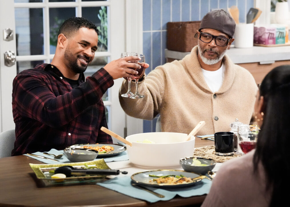 Damon Wayans Jr. and Damon Wayans in 'Poppa's House'