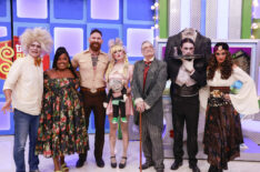 George Gray with Danielle Pinnock and Devan Chandler Long from ‘Ghosts’, Rachel Reynolds, Drew Carey, James O’Halloran and Alexis Gaube in The Price Is Right