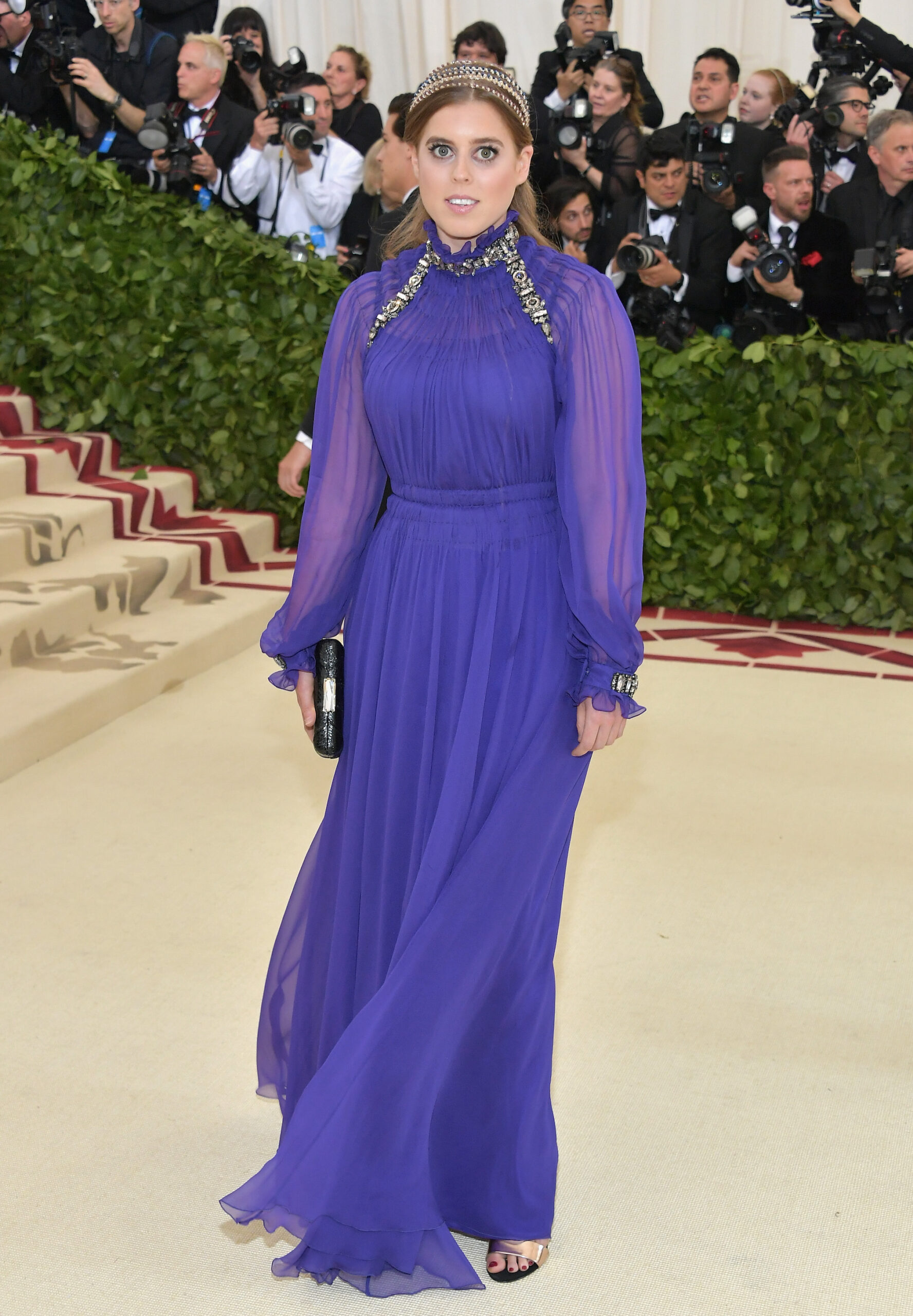 Princess Beatrice attends the Heavenly Bodies: Fashion & The Catholic Imagination Costume Institute Gala at The Metropolitan Museum of Art on May 7, 2018 in New York City.