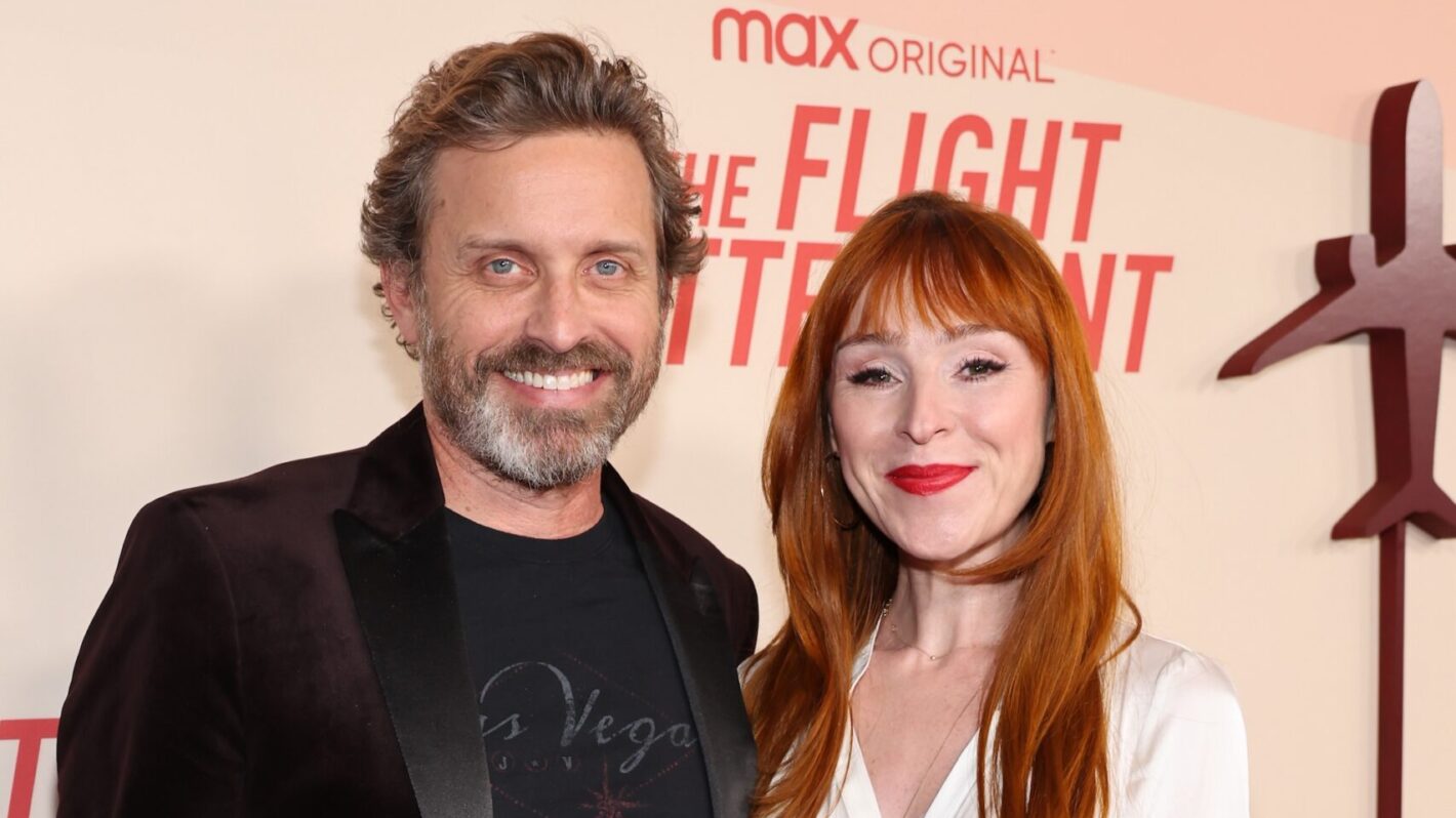 Rob Benedict and Ruth Connell attend the Los Angeles Season 2 Premiere of the HBO Max Original Series 