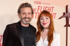 Rob Benedict and Ruth Connell attend the Los Angeles Season 2 Premiere of the HBO Max Original Series 'The Flight Attendant' at Pacific Design Center on April 12, 2022 in West Hollywood, California.