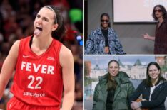 Diana Taurasi and Sue Bird in 'Sue and Dee,' Caitilin Clark from Indiana Fever, and Sydney Colson and Theresea Plaisance in 'The Syd + TP Show'