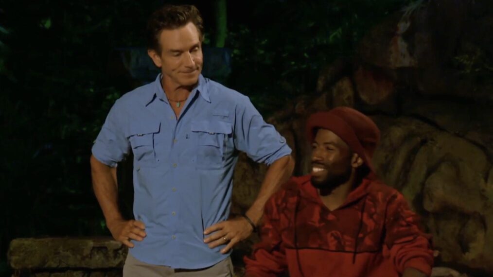 Jeff Probst and Rome Cooney in 'Survivor' Season 47 Episode 6