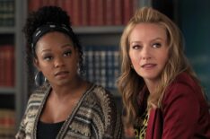 Jazz Raycole as Izzy Letts, Becki Newton as Lorna Crane — 'The Lincoln Lawyer' Season 3 Episode 5