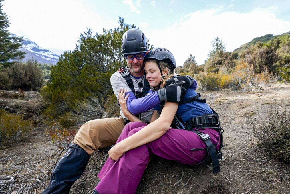 Robert Culp and Becky Rawls from 'The Summit'