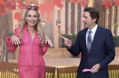 Savannah Guthrie and Luke Wilson as Elle Woods and Emmett from 'Legally Blonde' on 'Today' on Halloween 2024