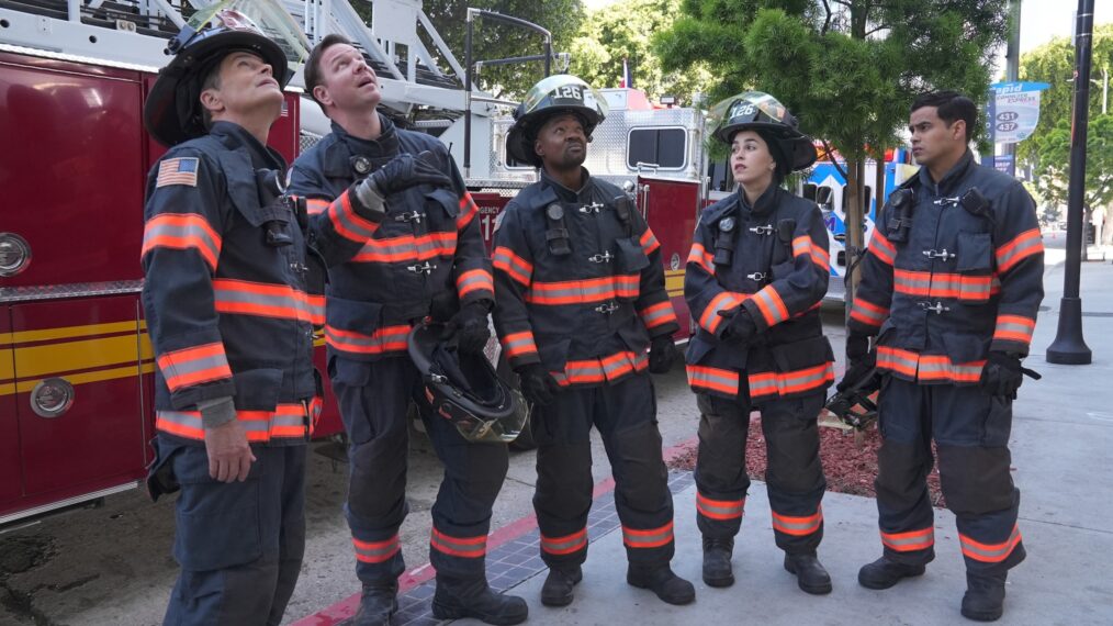 Rob Lowe, Jim Parrack, Brian Michael Smith, Natacha Karam, and Julian Works — '9-1-1: Lone Star' Season 5 Episode 4 