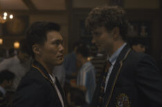 John Harlan Kim as Blaise Powell and Khobe Clarke as Scott Russell in Cruel Intentions