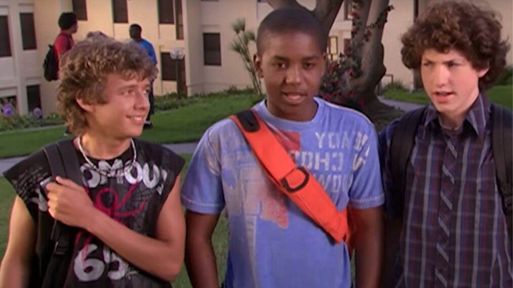 Matthew Underwood as Logan Reese, Christopher Massey as Michael Barret and Sean Flynn as Chase Matthews in 'Zoey 101'