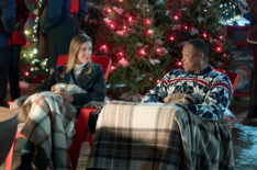 Sara Canning and Ser'Darius Blain in Christmas On Call