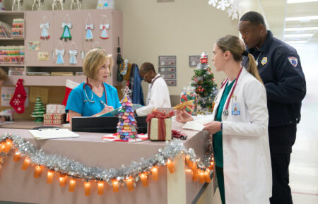 Monique Marcker, Sara Canning, Ser'Darius Blain in Christmas On Call