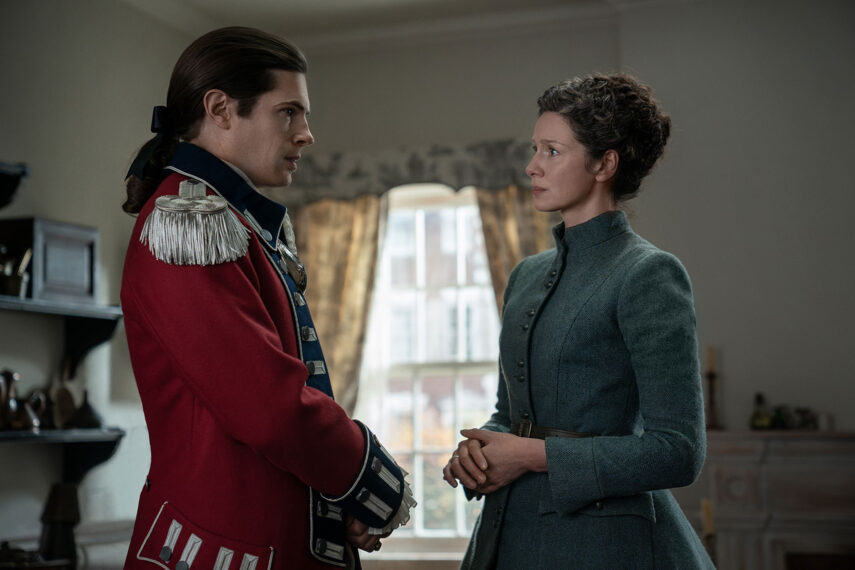 David Berry and Caitriona Balfe in Outlander