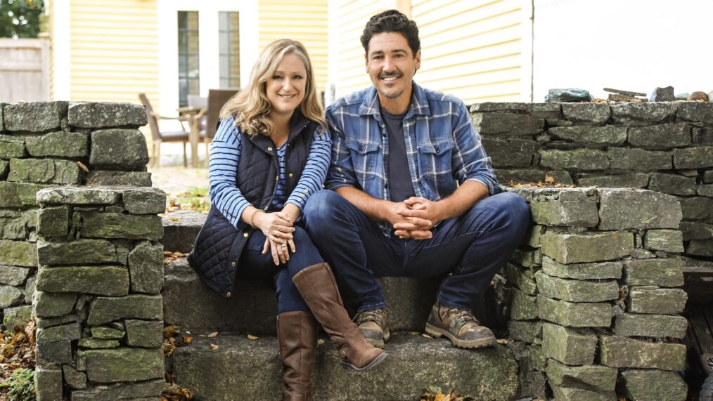 Kristina Crestin and Jonathan Knight for 'Farmhouse Fixer'