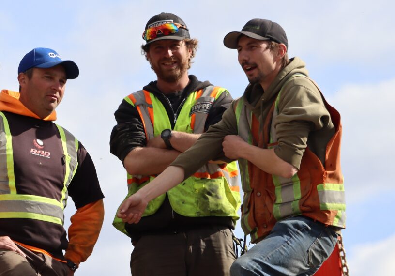 Mitch Blaschke, Tyson Lee and Parker Schnabel of Gold Rush in conversation