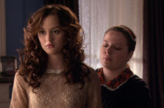 Leighton Meester as Blair Waldorf and Zuzanna Szadkowski as Dorota.