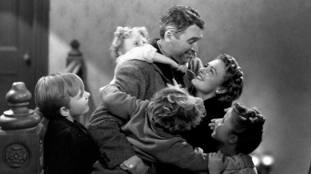 It's A Wonderful Life Clockwise from top: James Stewart, Donna Reed, Carol Coombs, Jimmy Hawkins, Larry Simms and Karolyn Grimes