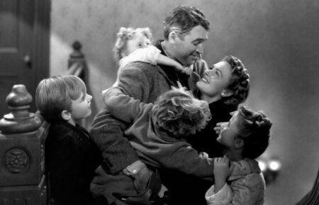 It's A Wonderful Life Clockwise from top: James Stewart, Donna Reed, Carol Coombs, Jimmy Hawkins, Larry Simms and Karolyn Grimes