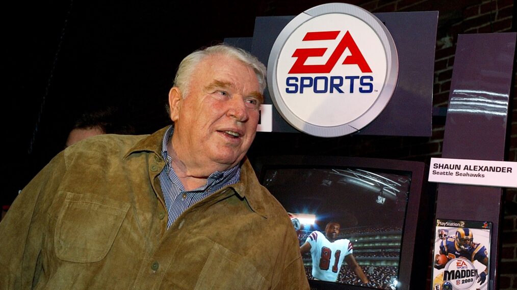 John Madden during Super Bowl XXXVII - EA Sports Ninth Annual Football Videogame Tournament