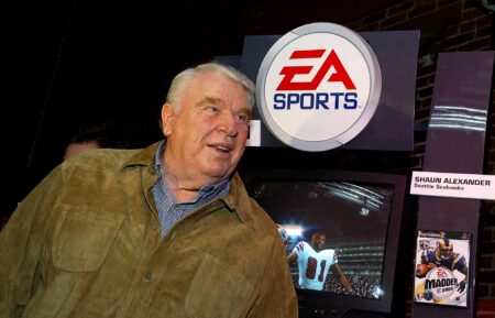 John Madden during Super Bowl XXXVII - EA Sports Ninth Annual Football Videogame Tournament