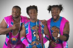 Big E, Xavier Woods, and Kofi Kingston of New Day